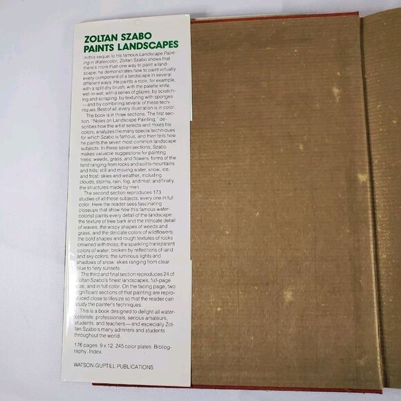 Zoltan Szabo Paints Landscapes no. 137 of 1000 SIGNED By Artist 1977 First Ed.. - Picture 3 of 6